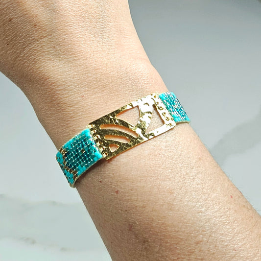 Bracelet "Trésor Égyptien" Miyuki - Pièce Unique