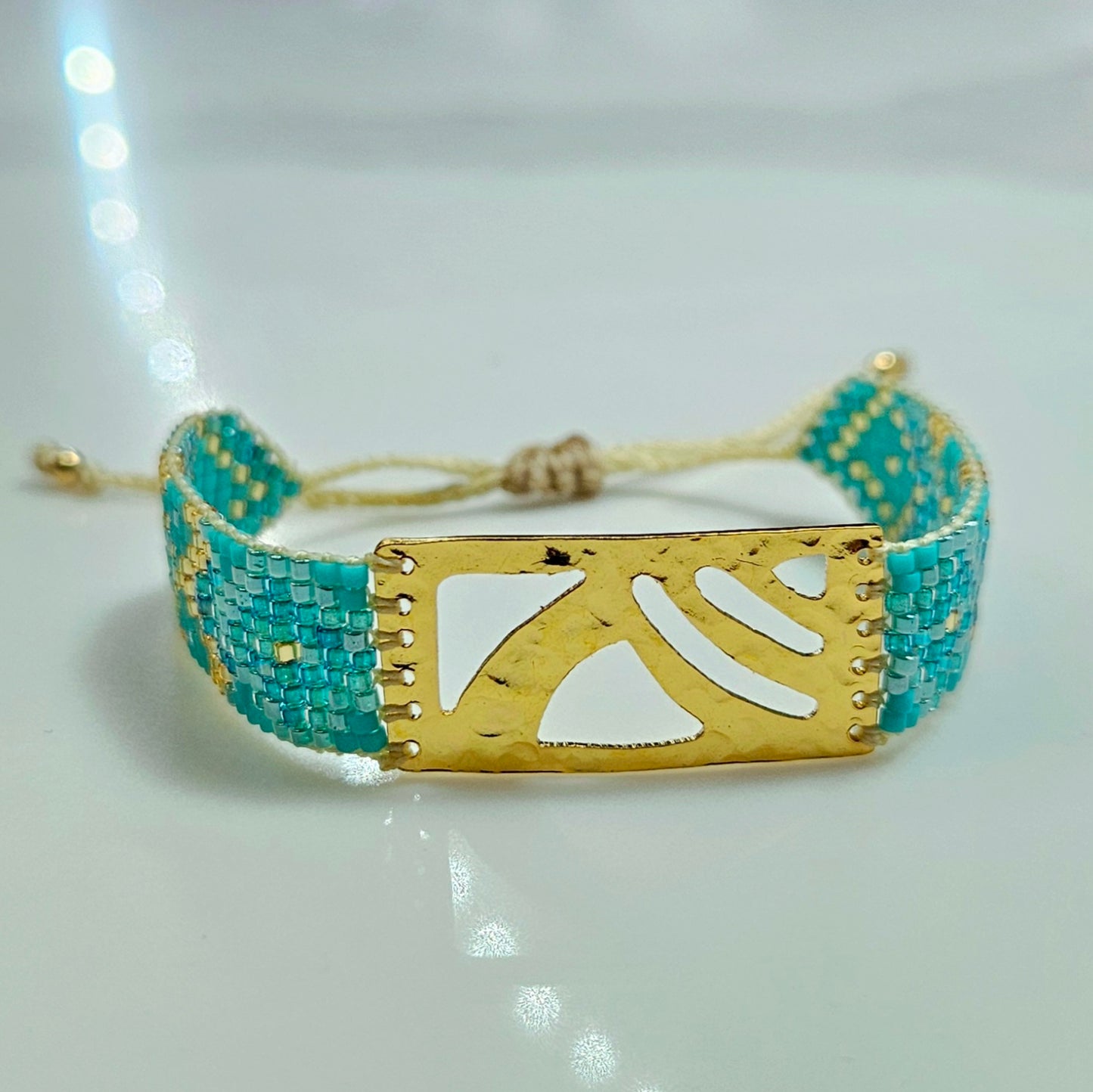Bracelet "Trésor Égyptien" Miyuki - Pièce Unique