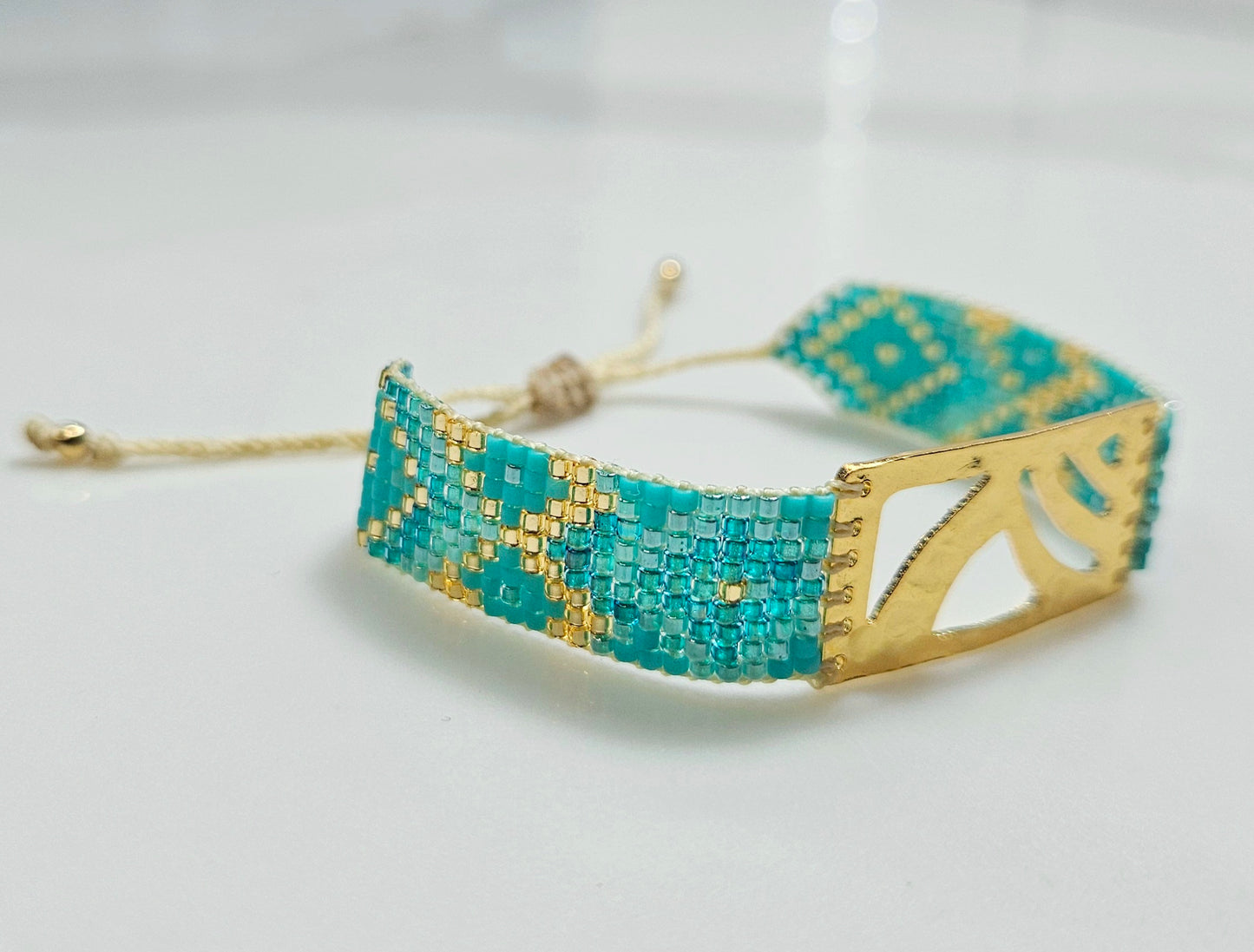 Bracelet "Trésor Égyptien" Miyuki - Pièce Unique