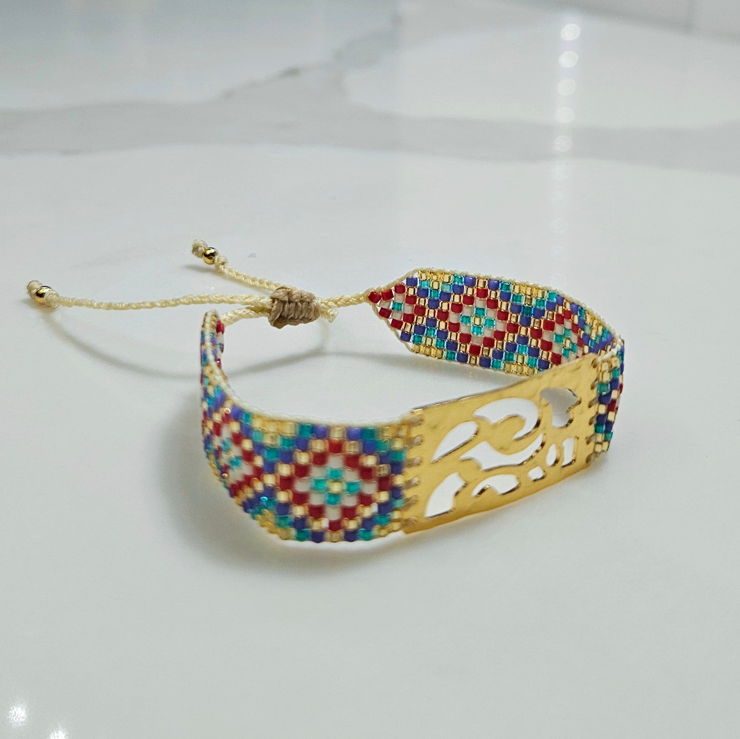 Bracelet "Mosaïque Bohème" Miyuki - Pièce Unique