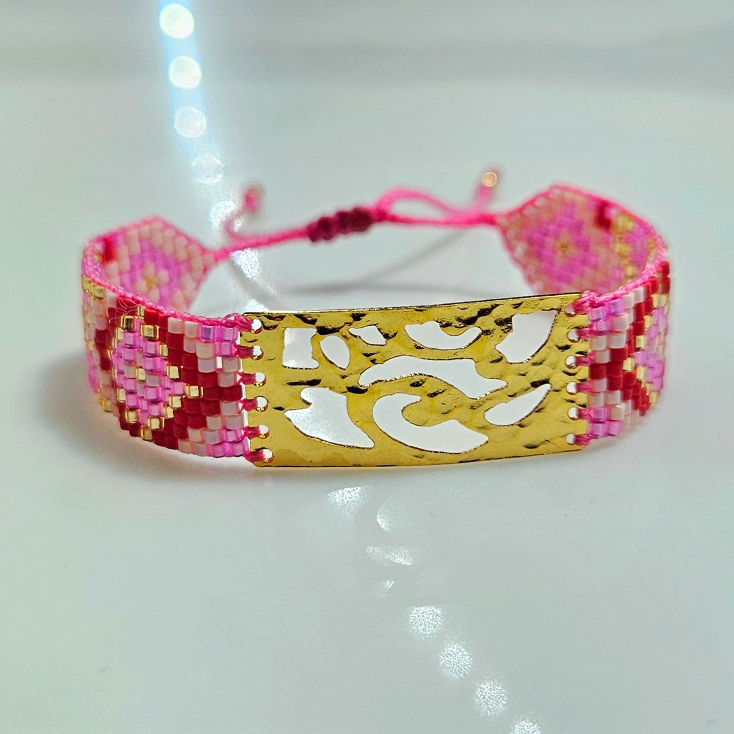 Bracelet "Rose des Vents" Miyuki - Pièce Unique