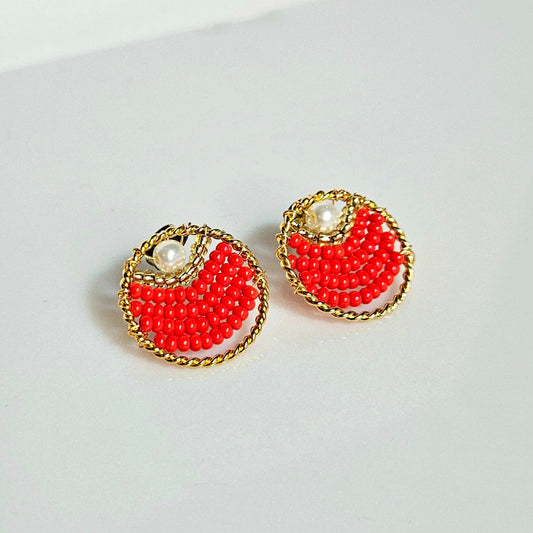 Boucles d'Oreilles Flamenco Scintillant - Pièce unique