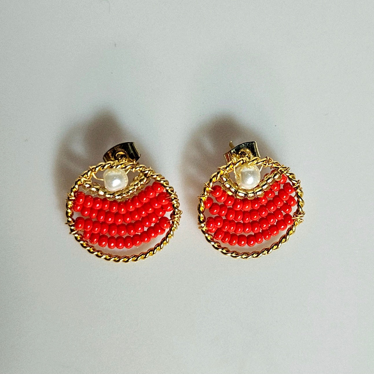 Boucles d'Oreilles Flamenco Scintillant - Pièce unique