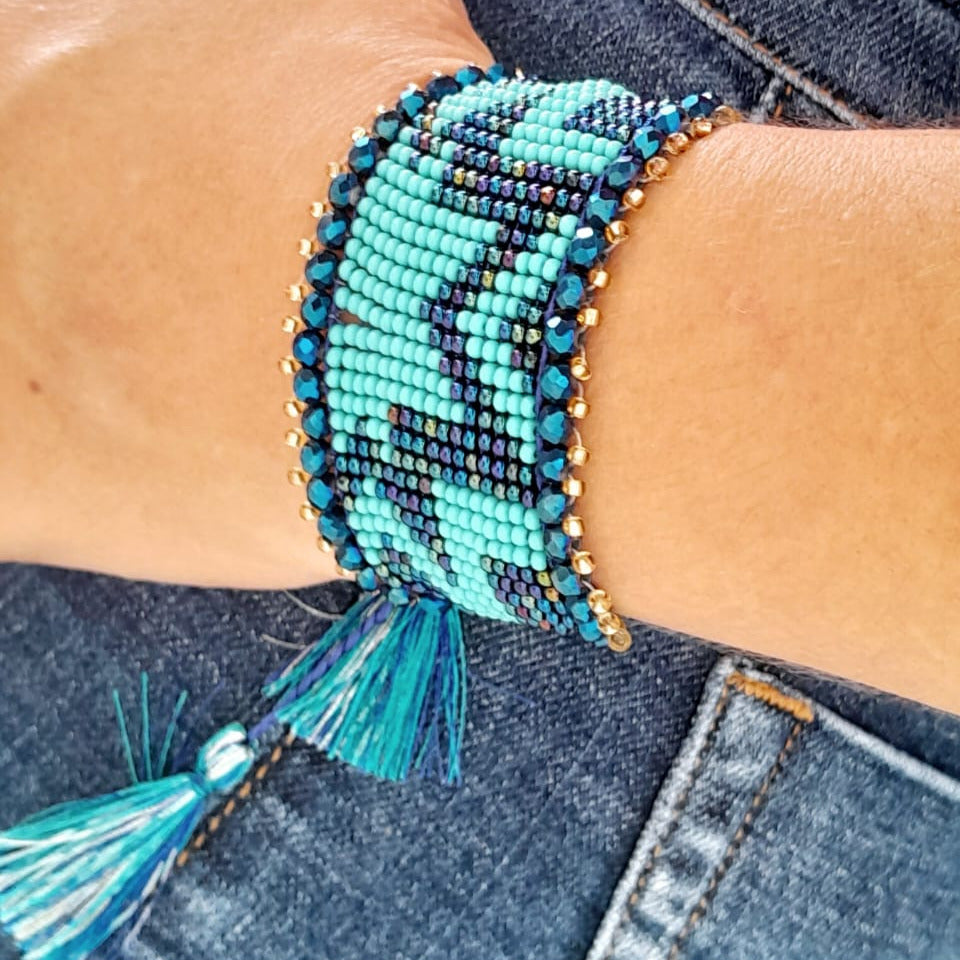 Bracelet "Astre Bohème" Ajustable - Pièces Uniques