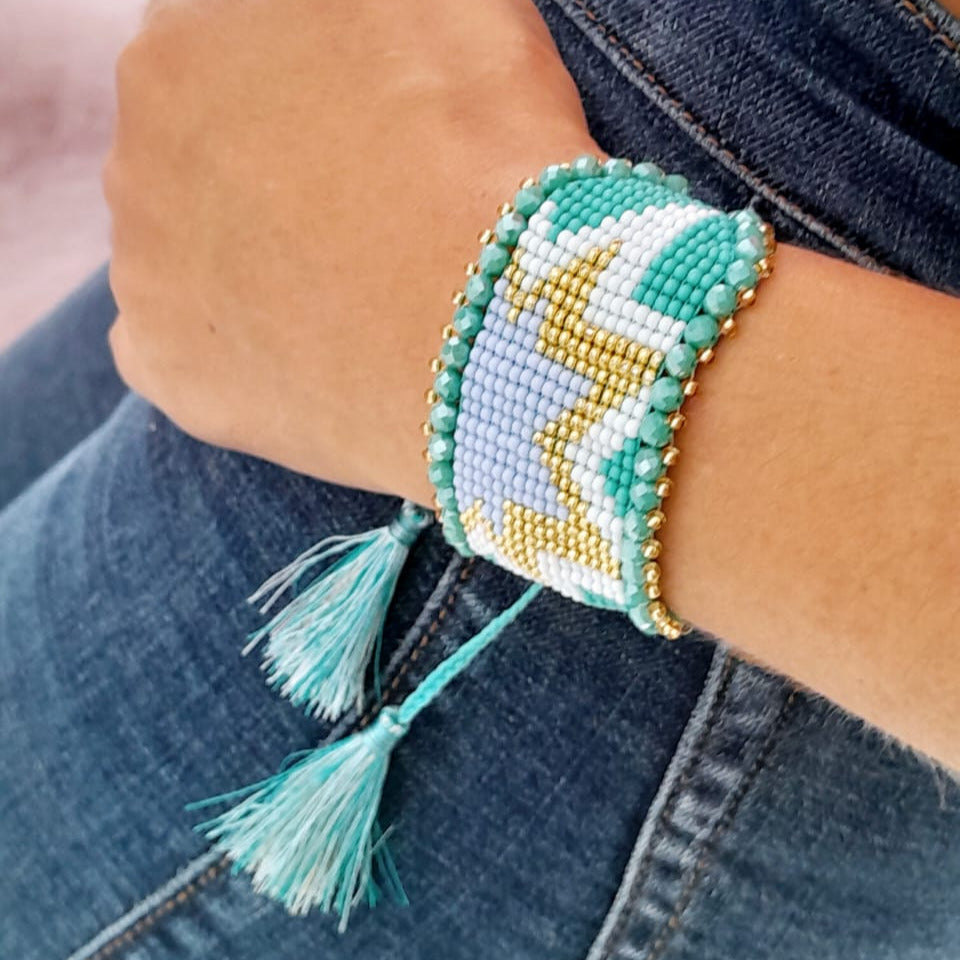 Bracelet "Astre Bohème" Ajustable - Pièces Uniques